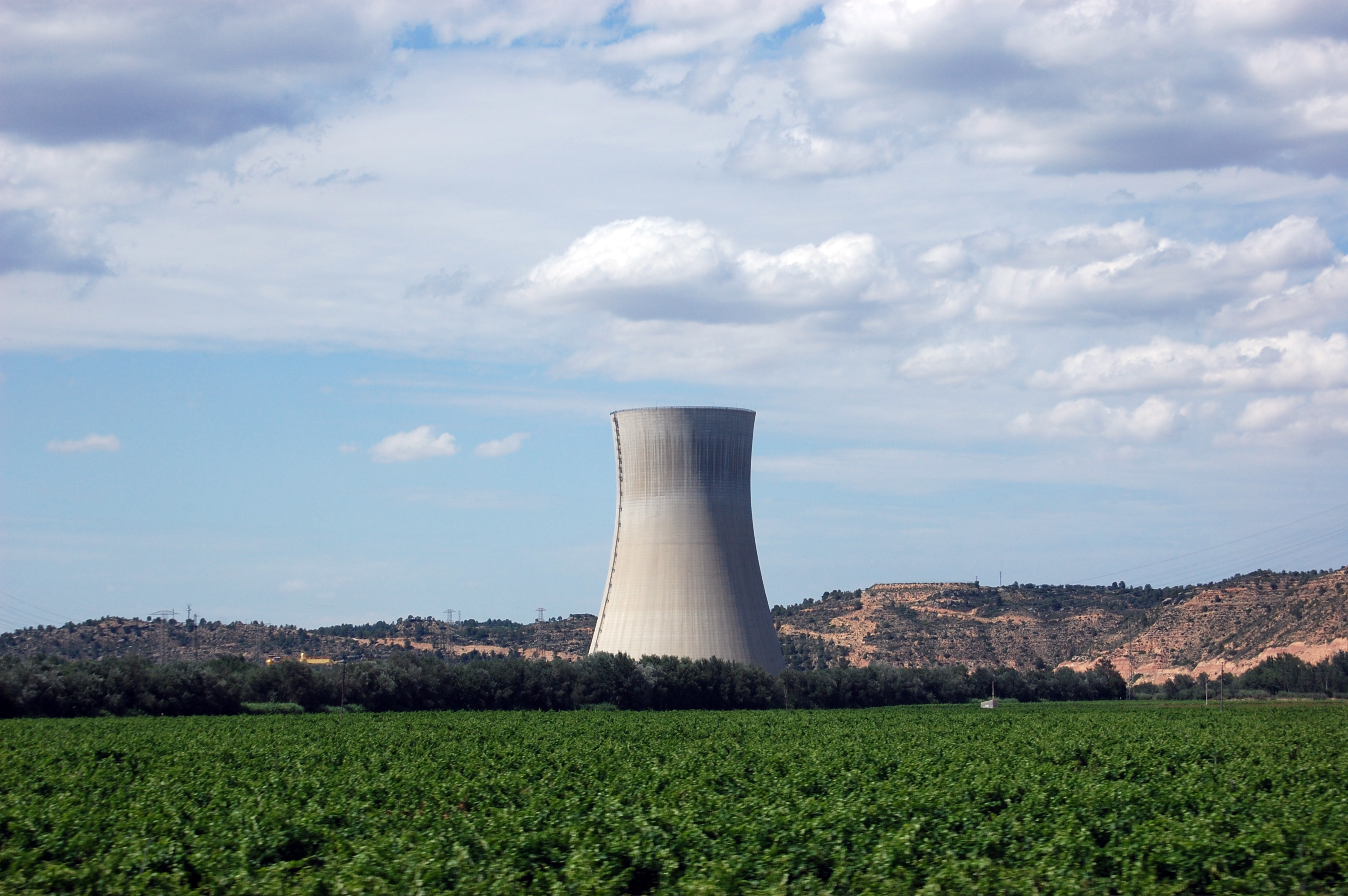 Central Nuclear dAsco Tarragona Catalunya